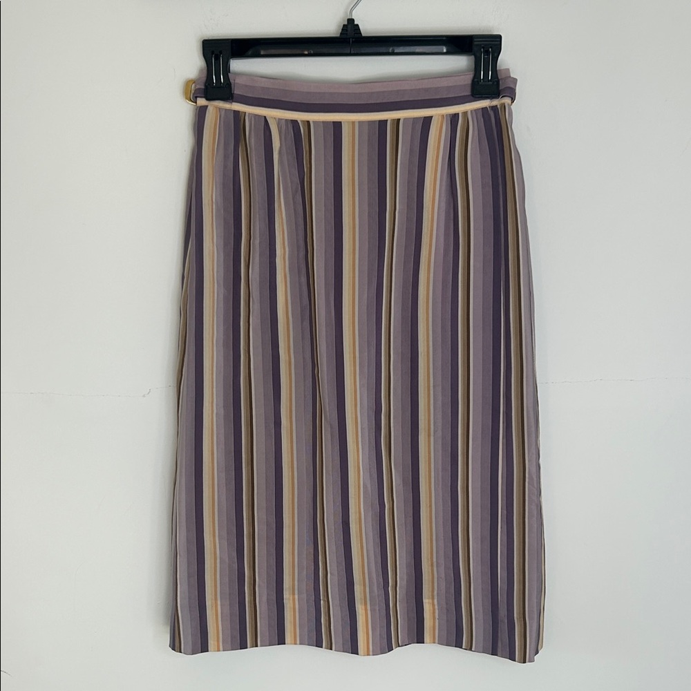Vintage Salvatore Ferragamo silk skirt